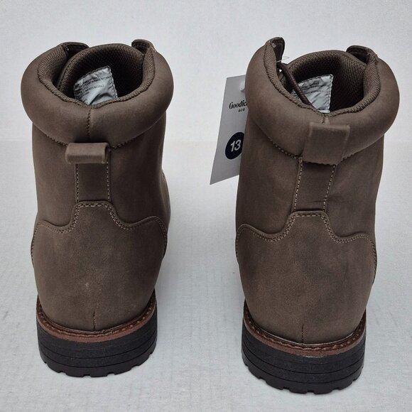 Men's Jeffrey Combat Suede Boots - Goodfellow & Co™ Brown Size 13 - NWT - Picture 9 of 11